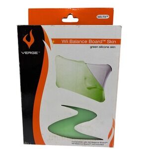 Verge Wii Balance Board Skin Green Silicone Protective Cover Wii Fit.